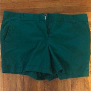 COPY - Green J Crew shorts / like new condition